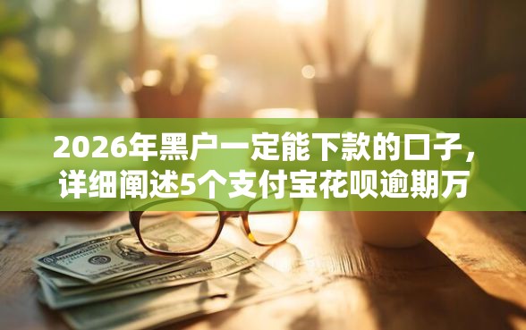 2026年黑户一定能下款的口子，详细阐述5个支付宝花呗逾期万元快速贷款软件
