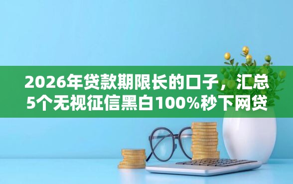 2026年贷款期限长的口子,汇总5个无视征信黑白100%秒下网贷口子 2026年贷款期限长的口子,汇总5个无视征信黑白100%秒下网贷口子