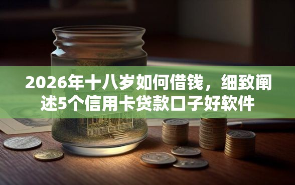 2026年十八岁如何借钱，细致阐述5个信用卡贷款口子好软件