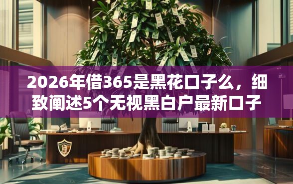 2026年借365是黑花口子么，细致阐述5个无视黑白户最新口子