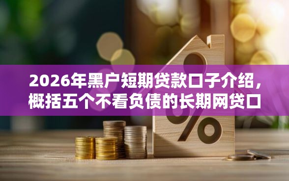 2026年黑户短期贷款口子介绍，概括五个不看负债的长期网贷口子