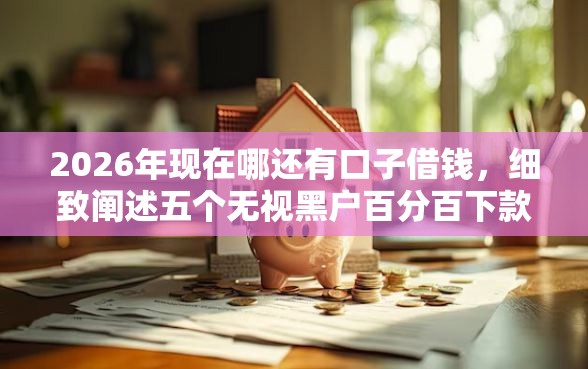 2026年现在哪还有口子借钱，细致阐述五个无视黑户百分百下款口子