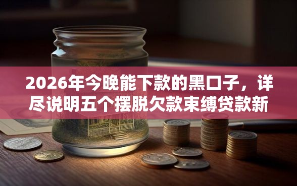 2026年今晚能下款的黑口子，详尽说明五个摆脱欠款束缚贷款新平台
