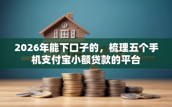 2026年能下口子的，梳理五个手机支付宝小额贷款的平台