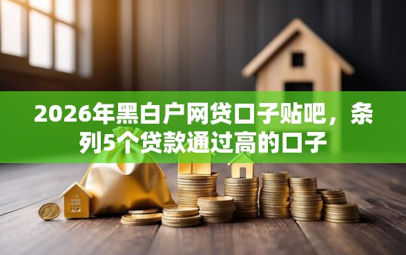 2026年黑白户网贷口子贴吧，条列5个贷款通过高的口子