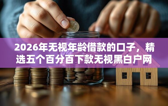 2026年无视年龄借款的口子，精选五个百分百下款无视黑白户网贷软件