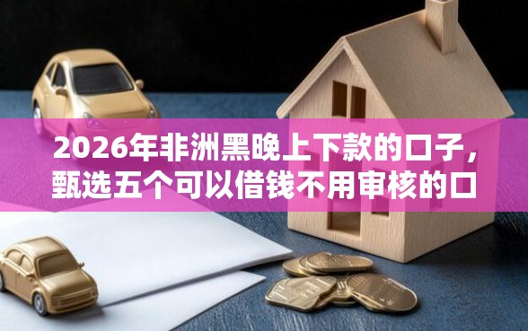 2026年非洲黑晚上下款的口子，甄选五个可以借钱不用审核的口子