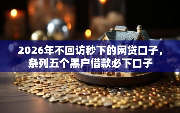 2026年不回访秒下的网贷口子，条列五个黑户借款必下口子