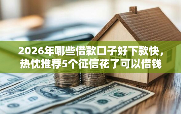 2026年哪些借款口子好下款快，热忱推荐5个征信花了可以借钱的网贷平台
