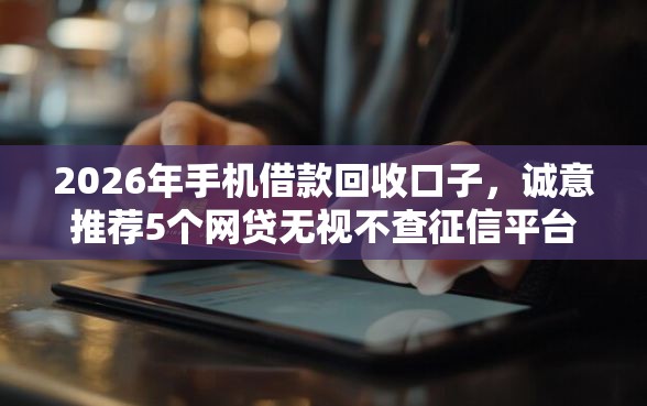 2026年手机借款回收口子，诚意推荐5个网贷无视不查征信平台