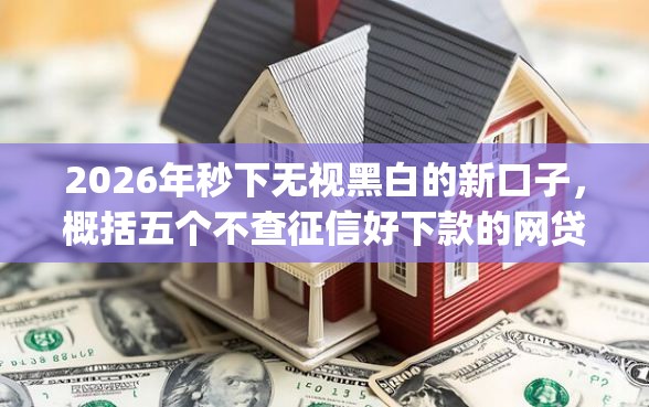 2026年秒下无视黑白的新口子，概括五个不查征信好下款的网贷app