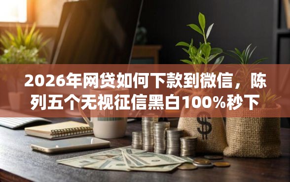 2026年网贷如何下款到微信，陈列五个无视征信黑白100%秒下网贷app