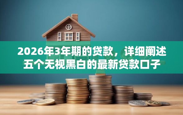 2026年3年期的贷款，详细阐述五个无视黑白的最新贷款口子