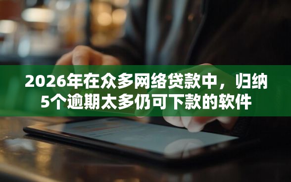 2026年在众多网络贷款中，归纳5个逾期太多仍可下款的软件