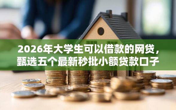 2026年大学生可以借款的网贷，甄选五个最新秒批小额贷款口子
