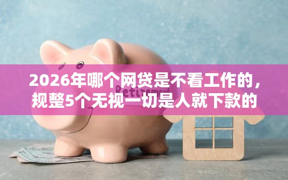 2026年哪个网贷是不看工作的，规整5个无视一切是人就下款的平台