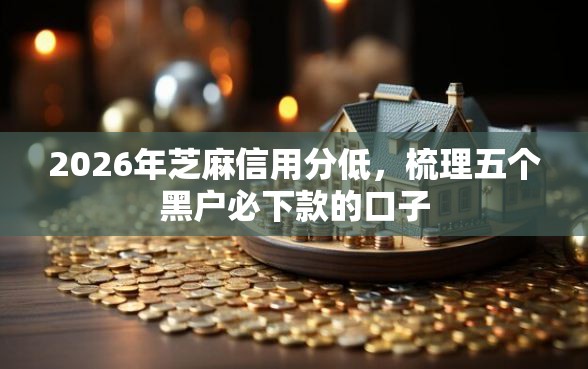 2026年芝麻信用分低，梳理五个黑户必下款的口子