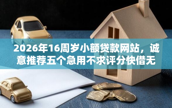 2026年16周岁小额贷款网站，诚意推荐五个急用不求评分快借无忧的口子
