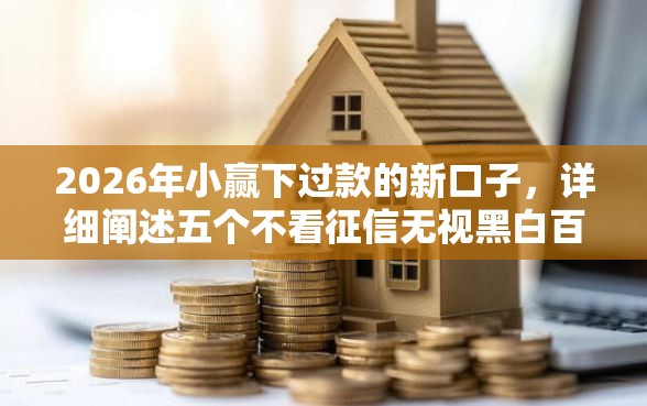2026年小赢下过款的新口子，详细阐述五个不看征信无视黑白百分百下款网贷平台