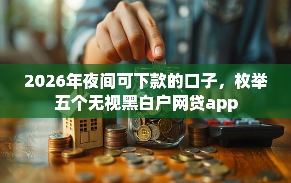 2026年夜间可下款的口子,枚举五个无视黑白户网贷app 2026年夜间可下款的口子,枚举五个无视黑白户网贷app