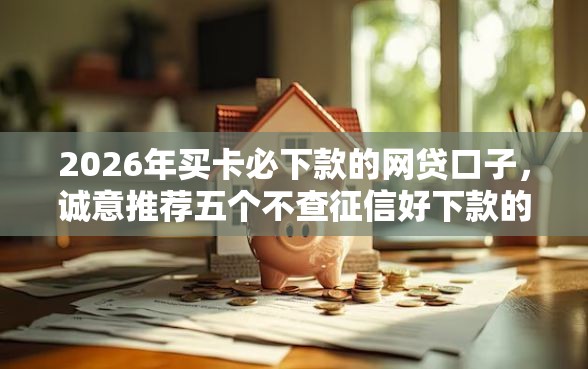 2026年买卡必下款的网贷口子，诚意推荐五个不查征信好下款的网贷软件