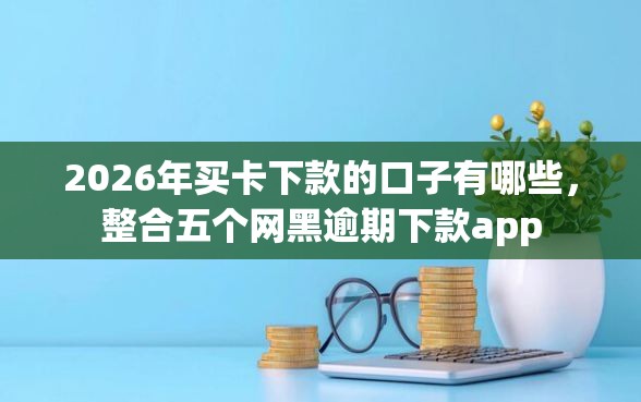 2026年买卡下款的口子有哪些，整合五个网黑逾期下款app