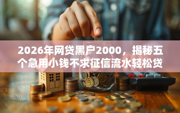 2026年网贷黑户2000，揭秘五个急用小钱不求征信流水轻松贷的平台