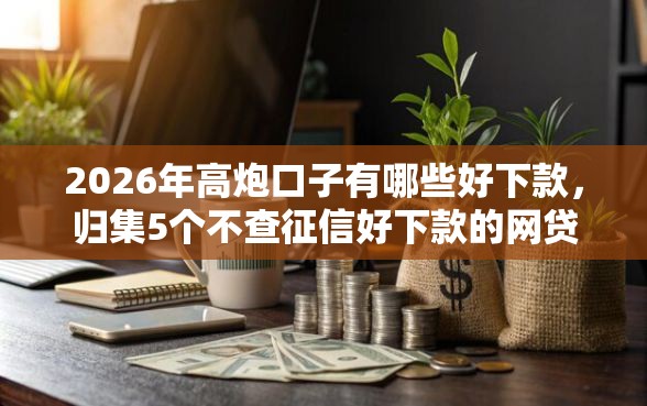 2026年高炮口子有哪些好下款，归集5个不查征信好下款的网贷平台