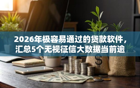 2026年极容易通过的贷款软件，汇总5个无视征信大数据当前逾期下款的口子