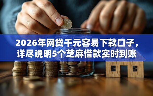 2026年网贷千元容易下款口子，详尽说明5个芝麻借款实时到账速借平台