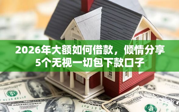 2026年大额如何借款，倾情分享5个无视一切包下款口子