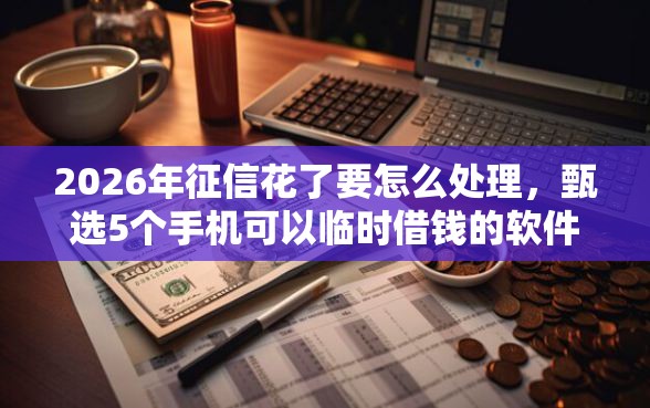 2026年征信花了要怎么处理，甄选5个手机可以临时借钱的软件