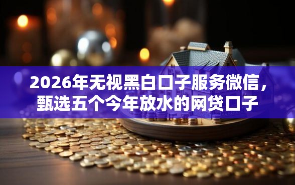 2026年无视黑白口子服务微信，甄选五个今年放水的网贷口子