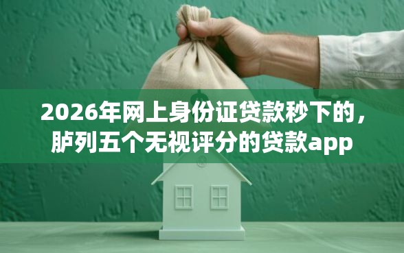 2026年网上身份证贷款秒下的，胪列五个无视评分的贷款app