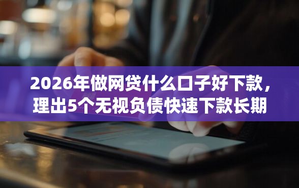 2026年做网贷什么口子好下款，理出5个无视负债快速下款长期网贷的app