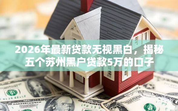 2026年最新贷款无视黑白，揭秘五个苏州黑户贷款5万的口子