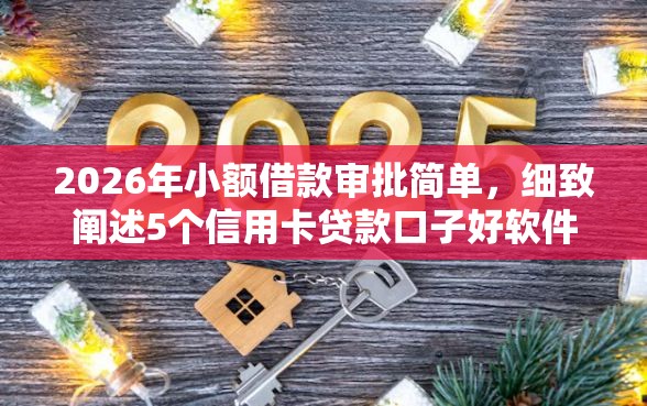 2026年小额借款审批简单，细致阐述5个信用卡贷款口子好软件
