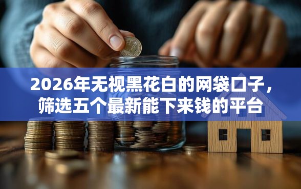 2026年无视黑花白的网袋口子，筛选五个最新能下来钱的平台