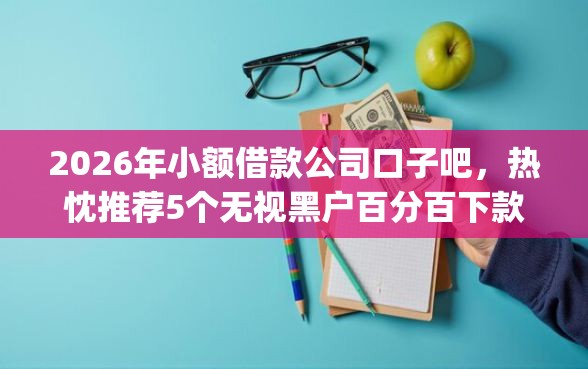 2026年小额借款公司口子吧，热忱推荐5个无视黑户百分百下款app