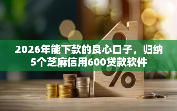 2026年能下款的良心口子，归纳5个芝麻信用600贷款软件