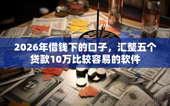 2026年借钱下的口子，汇整五个贷款10万比较容易的软件
