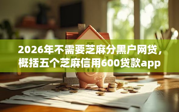 2026年不需要芝麻分黑户网贷，概括五个芝麻信用600贷款app