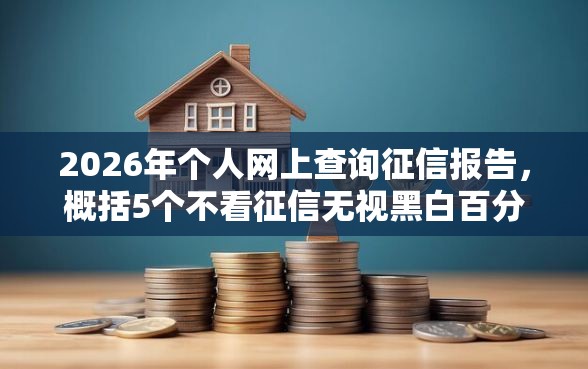 2026年个人网上查询征信报告，概括5个不看征信无视黑白百分百下款平台