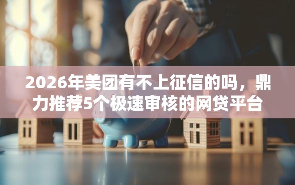 2026年美团有不上征信的吗，鼎力推荐5个极速审核的网贷平台