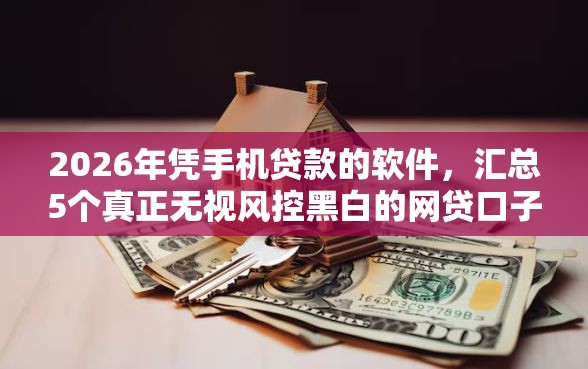 2026年凭手机贷款的软件，汇总5个真正无视风控黑白的网贷口子