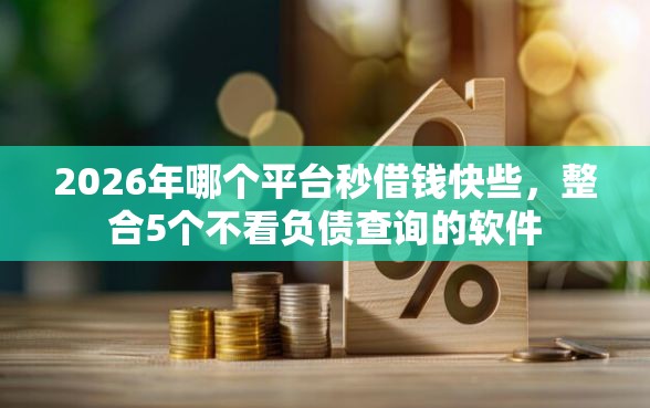 2026年哪个平台秒借钱快些，整合5个不看负债查询的软件