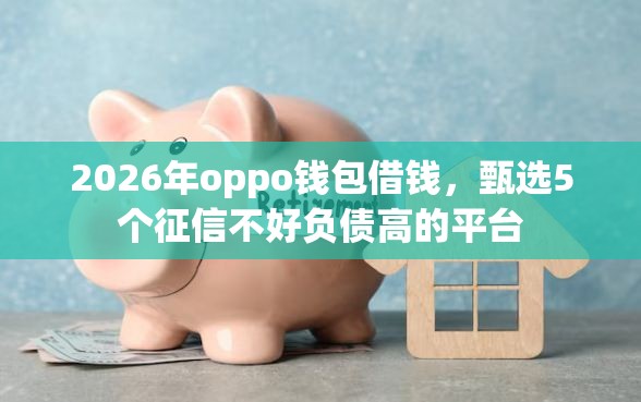 2026年oppo钱包借钱，甄选5个征信不好负债高的平台