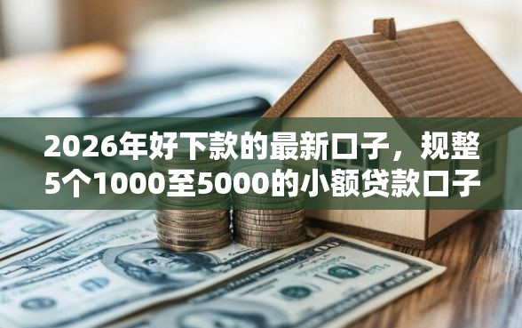 2026年好下款的最新口子，规整5个1000至5000的小额贷款口子