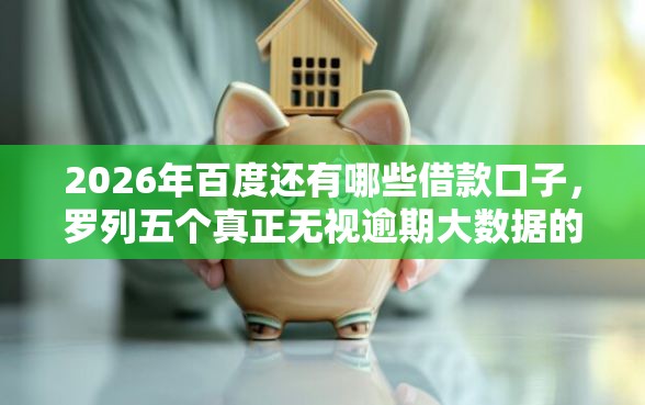 2026年百度还有哪些借款口子，罗列五个真正无视逾期大数据的网贷软件