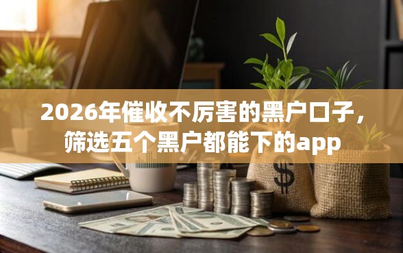 2026年催收不厉害的黑户口子，筛选五个黑户都能下的app